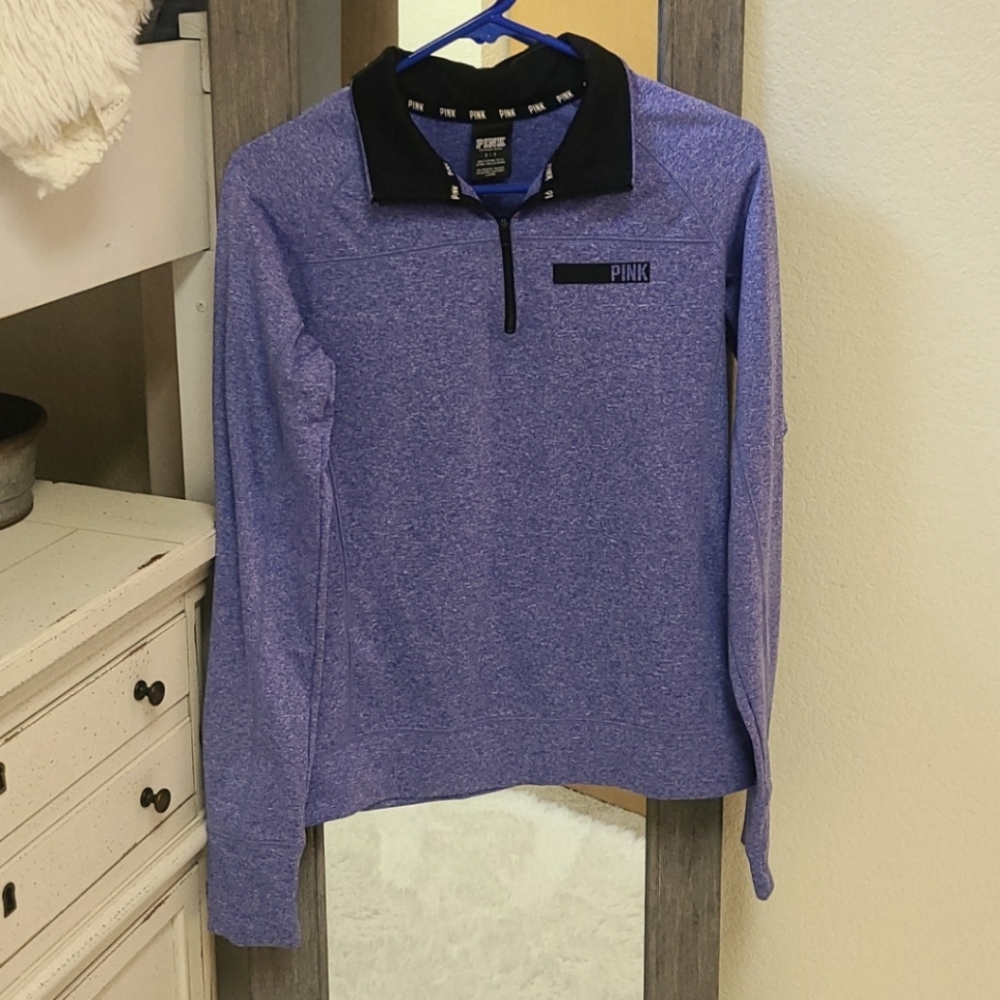 PINK by Victoria's Secret 1/4 Zip Pull Over